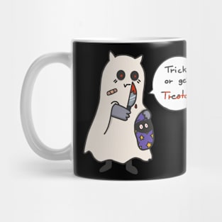 Cute trick or get treated halloween design Mug